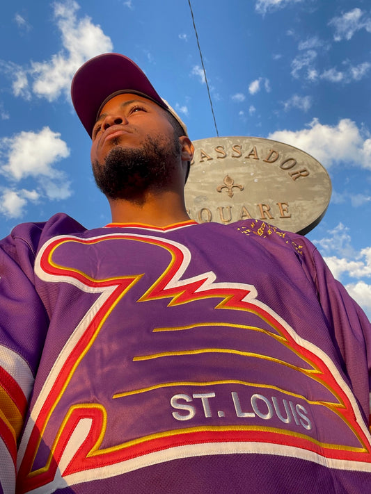 Home of the BLUEs Omega Psi Phi - Hockey Jersey