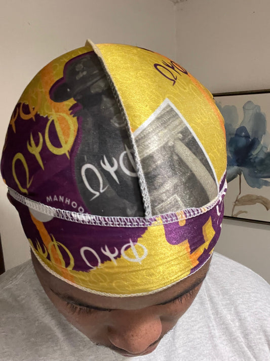 Omega Psi Phi Collage Print – Silk Durag