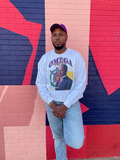 Omega Psi Phi Mr. Carter - Unisex Heavy Blend™ Crewneck Sweatshirt