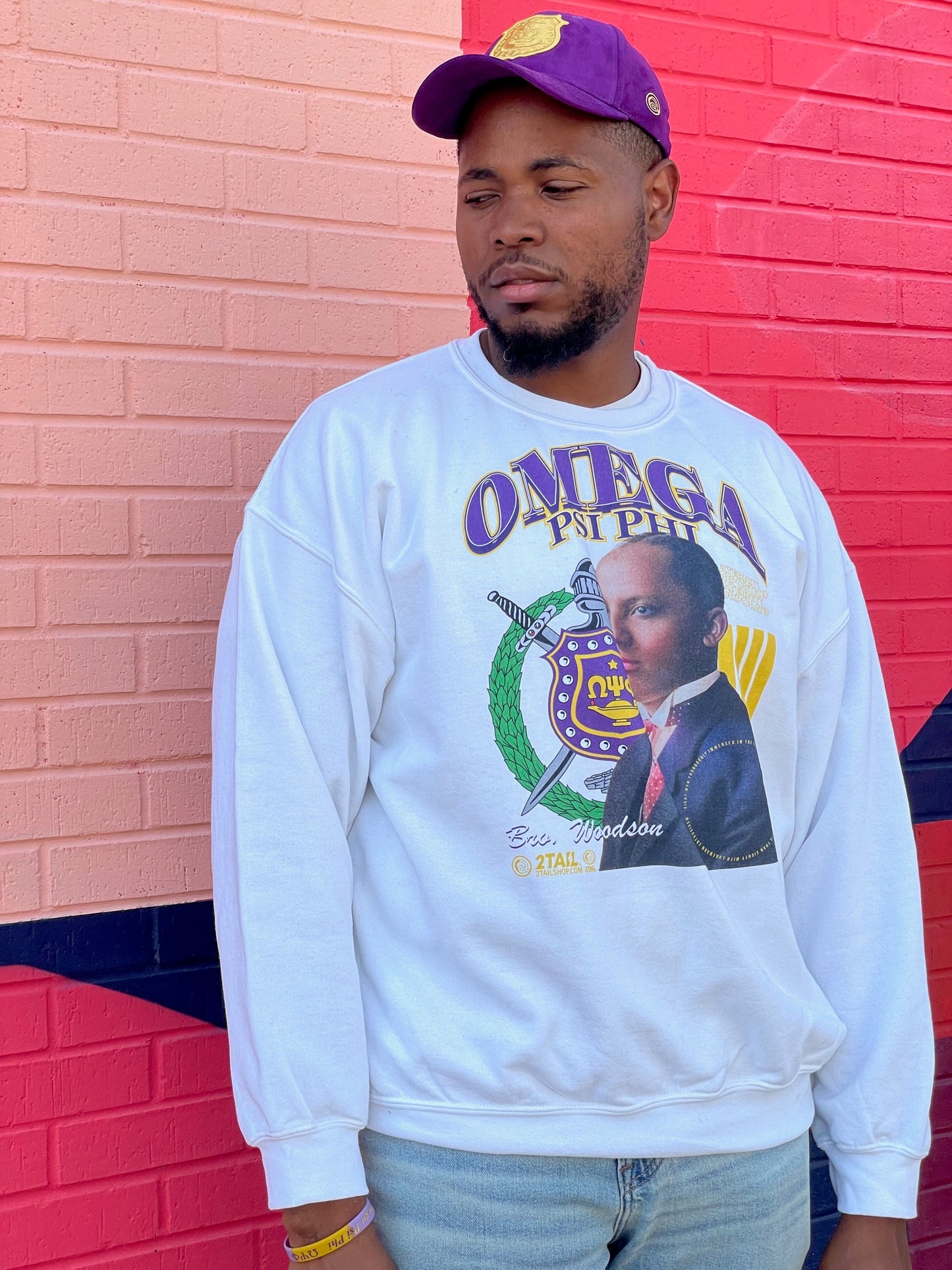 Omega Psi Phi Mr. Carter - Unisex Heavy Blend™ Crewneck Sweatshirt