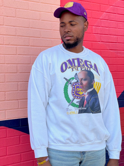 Omega Psi Phi Mr. Carter - Unisex Heavy Blend™ Crewneck Sweatshirt