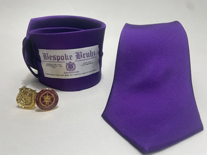 Ties of Omega Psi Phi - Bespoke Bruhz Neckties