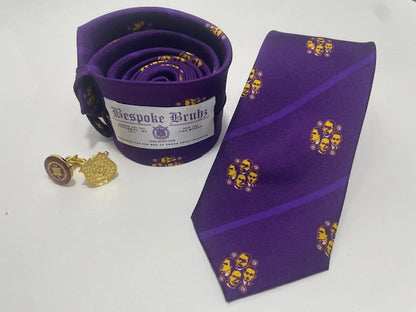 Ties of Omega Psi Phi - Bespoke Bruhz Neckties