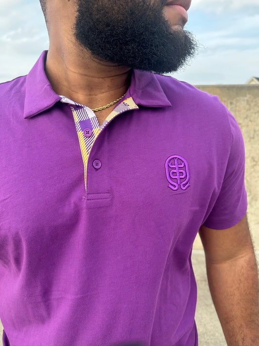 BRUHberry - Monogramed Cotton Polo