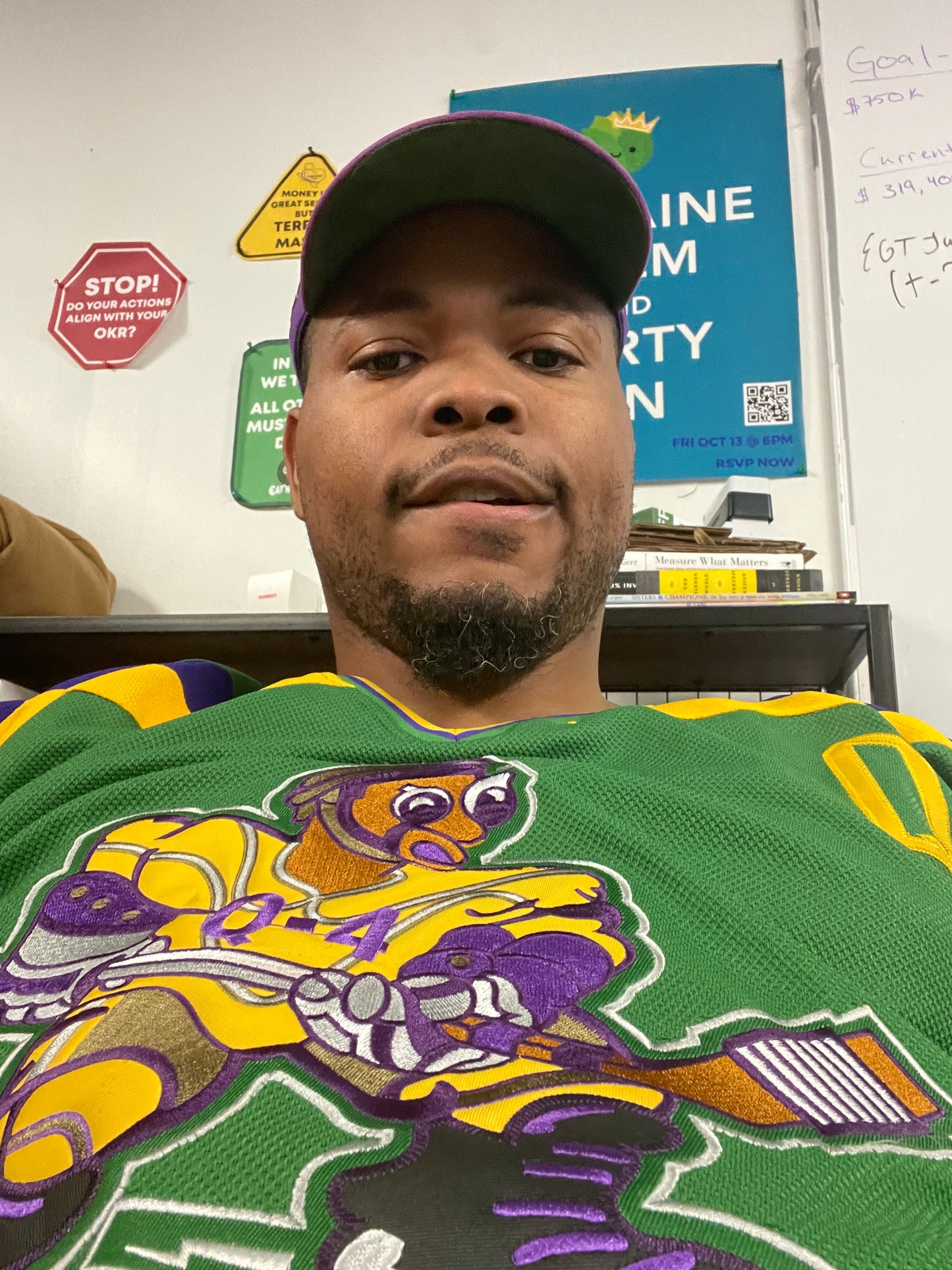 *PREORDER* Mighty Bruhz Omega Psi Phi - Hockey Jersey