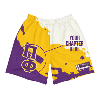CUSTOMIZABLE Chapter Splash Print - All-Over Print Unisex Athletic Long Shorts