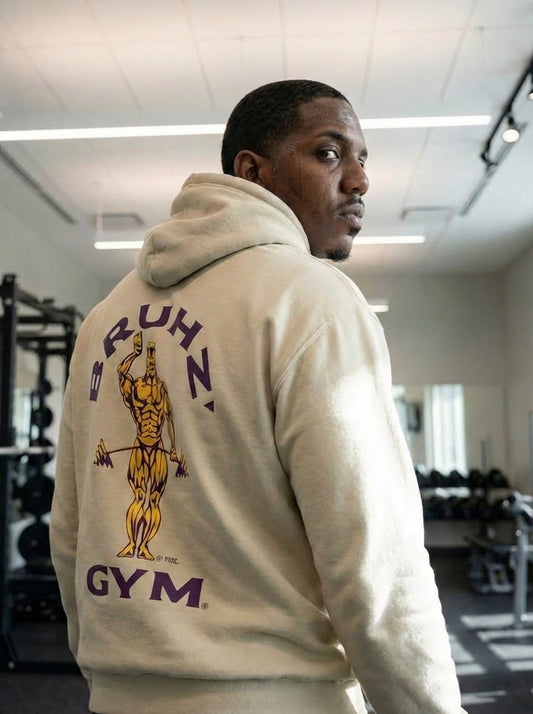 Bruhz' Gym Double Sided Multicolor - Unisex Heavy Blend™ Hooded Sweatshirt