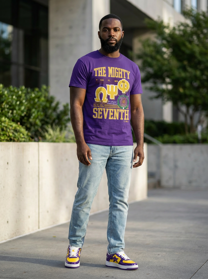 Seventh District of Omega Psi Phi - Unisex Jersey Short Sleeve Tee