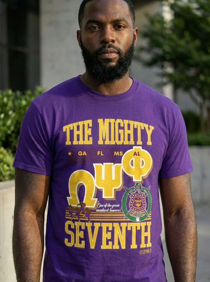 Seventh District of Omega Psi Phi - Unisex Jersey Short Sleeve Tee