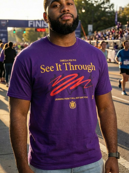 See It Through to Omega Psi Phi - Unisex Heavy Cotton Tee