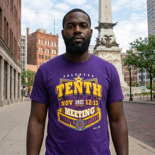 1937 Meeting for the 10th District of Omega Psi Phi- Unisex Jersey Short Sleeve Tee