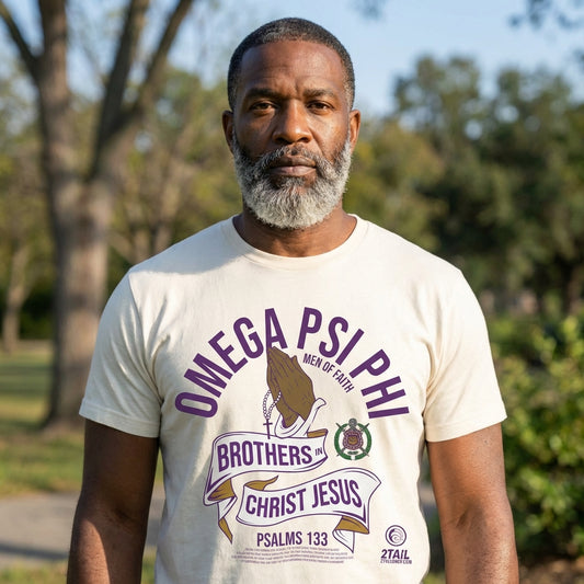 Brothers in Christ Omega Psi Phi - Unisex Jersey Short Sleeve Tee