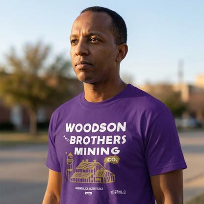 Fourth District of Omega Psi Phi Woodson Mining - Unisex Heavy Cotton Tee