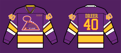 Home of the BLUEs Omega Psi Phi - Hockey Jersey