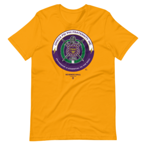 Omega Psi Phi Badge Science Hall - Short-Sleeve Unisex T-Shirt