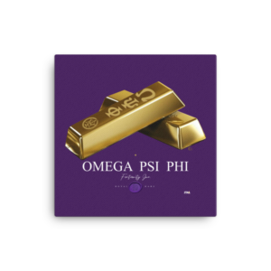 Omega Psi Phi Royal & Rare - Canvas