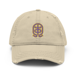 Omega Psi Phi Monogram - Distressed Dad Hat