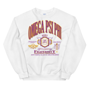 Vintage 80's Omega Psi Phi Seek n Groove  - Unisex Sweatshirt