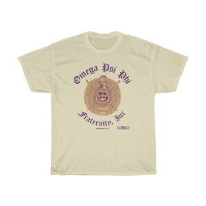 History Book Omega Psi Phi - Unisex Heavy Cotton Tee