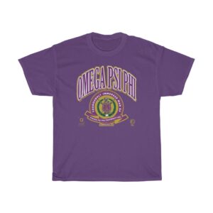 Strong and Immersed Omega Psi Phi - Unisex Heavy Cotton Tee