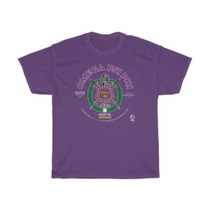 First Badge Omega Psi Phi - Unisex Heavy Cotton Tee