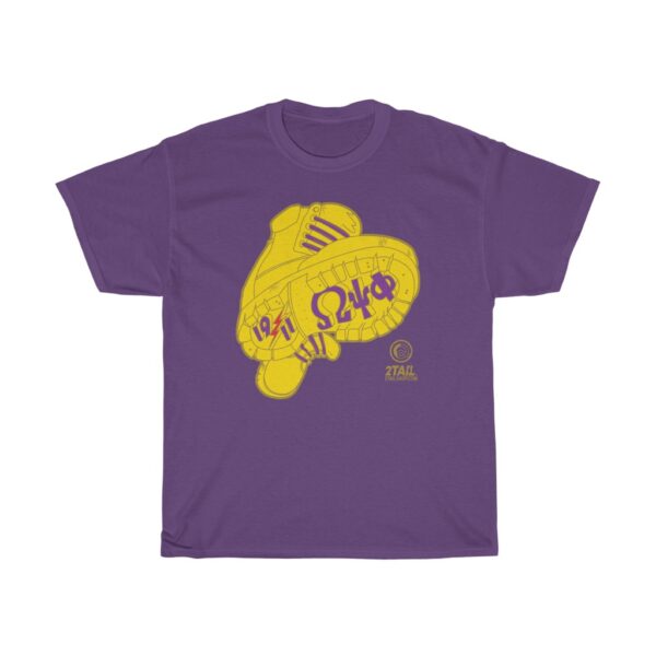 Omega Psi Phi Boot - Unisex Heavy Cotton Tee