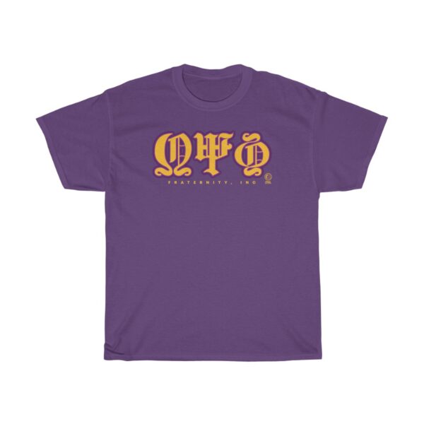 Omega Psi Phi Old English Letters - Unisex Heavy Cotton Tee