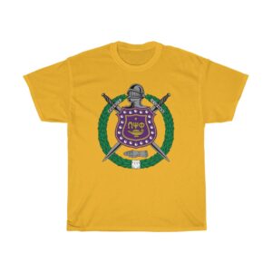 Omega Psi Phi Current Shield - Unisex Heavy Cotton Tee