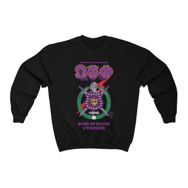 SOBAT 21 Full Color Omega Psi Phi - Unisex Heavy Blend™ Crewneck Sweatshirt