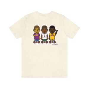 Qlub of 3 Omega Psi Phi - Unisex Jersey Short Sleeve Tee