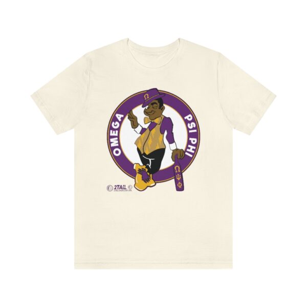 Qeltics Omega Psi Phi - Unisex Jersey Short Sleeve Tee - Image 4
