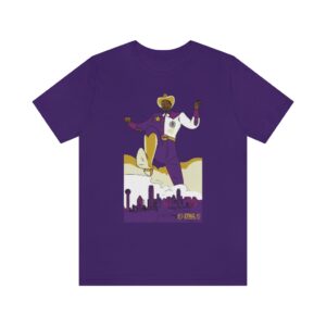 Big Q (Tex) Omega Psi Phi - Unisex Jersey Short Sleeve Tee