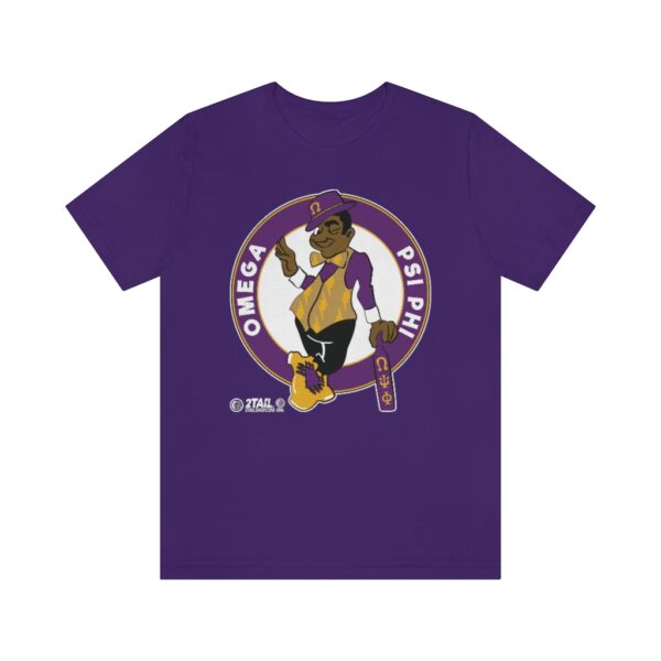 Qeltics Omega Psi Phi - Unisex Jersey Short Sleeve Tee - Image 5