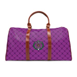 Omega Psi Phi Lux Print 1 - Waterproof Travel Bag