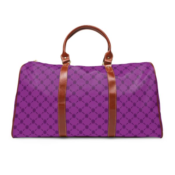 Omega Psi Phi Lux Print 1 - Waterproof Travel Bag - Image 2