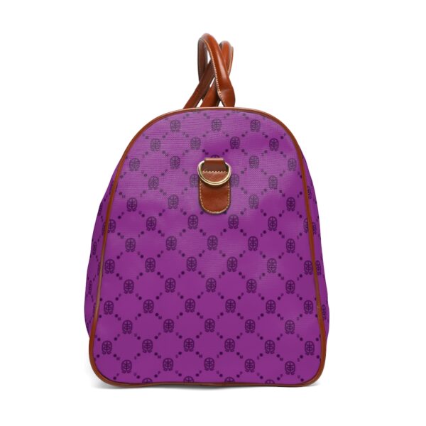 Omega Psi Phi Lux Print 1 - Waterproof Travel Bag - Image 3