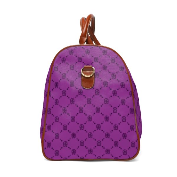 Omega Psi Phi Lux Print 1 - Waterproof Travel Bag - Image 4