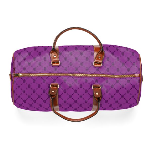 Omega Psi Phi Lux Print 1 - Waterproof Travel Bag - Image 5