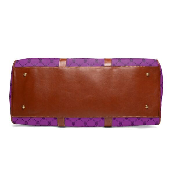 Omega Psi Phi Lux Print 1 - Waterproof Travel Bag - Image 6