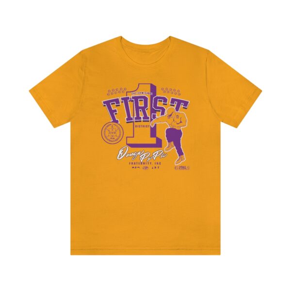 Omega Psi Phi Formidable First - Unisex Jersey Short Sleeve Tee - Image 3