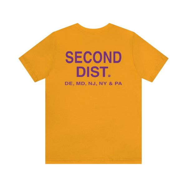 Second Dist. Omega Psi Phi - Unisex Jersey Short Sleeve Tee - Image 4