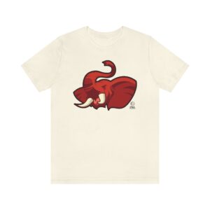 Elephant Head - Unisex Jersey Short Sleeve Tee