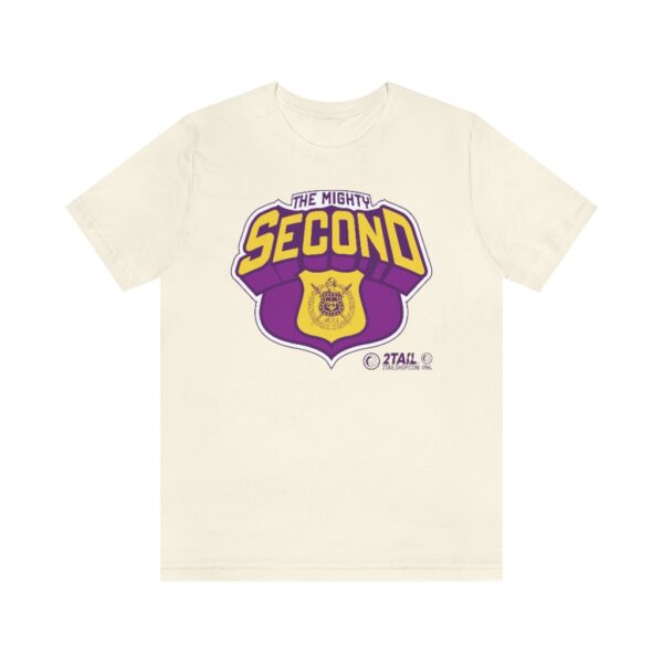 Omega Psi Phi Second D Badge - Unisex Jersey Short Sleeve Tee - Image 4