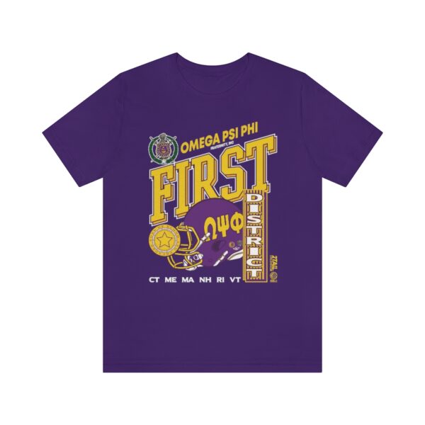 Omgea Psi Phi Vintage First D - Unisex Jersey Short Sleeve Tee