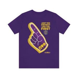 Omega Psi Phi Number 1 District - Unisex Jersey Short Sleeve Tee