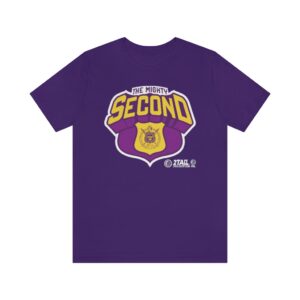 Omega Psi Phi Second D Badge - Unisex Jersey Short Sleeve Tee