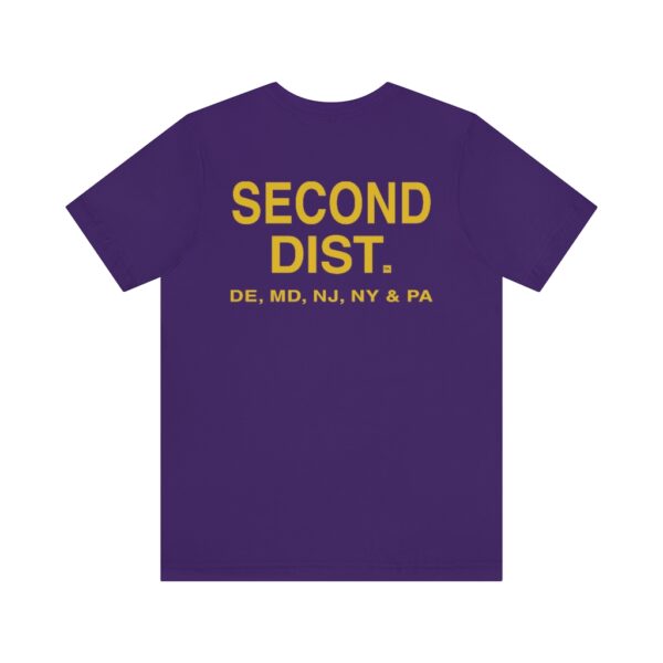 Second Dist. Omega Psi Phi - Unisex Jersey Short Sleeve Tee - Image 2