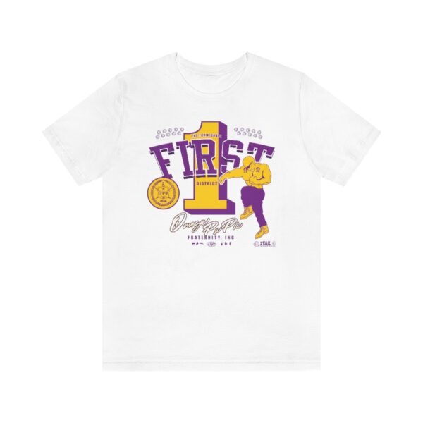 Omega Psi Phi Formidable First - Unisex Jersey Short Sleeve Tee - Image 2