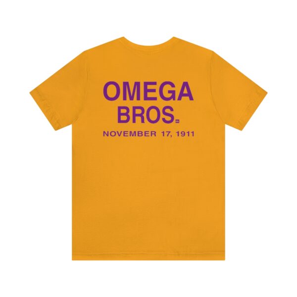 Hermanos de la Omega Psi Phi - Unisex Jersey Short Sleeve Tee - Image 2
