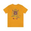 Omega Psi Phi Fourth D Badge  - Unisex Jersey Short Sleeve Tee - Image 7